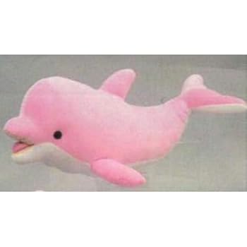 【中古】キュート販売 もちもちドルフィンＬピンク M0409 H30×W30×D78cm
