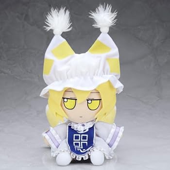 【中古】【未使用】特典缶バッジ付き 八雲藍 ぬいぐるみ 東方 ぬいぐるみシリーズ40 【八雲藍（ver.1.5）】 ふもふもらん （そのいってんご） 公式 グッズ