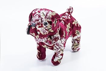 【中古】雅（MIYABI) 金華山ぬいぐるみ 聖処女マリア ワインパープル ブルドック ＭＩ－ＢＤＭＡＷＰ