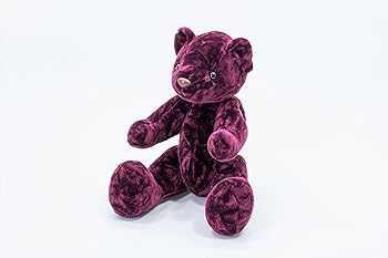 【中古】【未当てはめる】雅（MIYABI) 金華山ぬいぐるみ チンチラ ワインパープル 熊 ＭＩ－ＫＭＣＣＷＰ