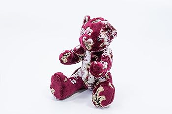 【中古】【未使用】雅（MIYABI) 金華山ぬいぐるみ マドンナ ワインパープル クマ ＭＩ－ＫＭＭＡＷＰ