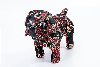 【中古】雅（MIYABI) 金華山ぬいぐるみ 華恋 赤いこと ブルドック ＭＩ－ＢＤＫＡＲＥ