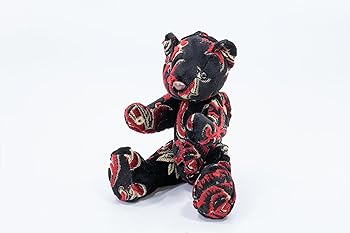 【中古】【未使用】雅（MIYABI) 金華山ぬいぐるみ 華恋 レッド クマ ＭＩ－ＫＭＫＡＲＥ