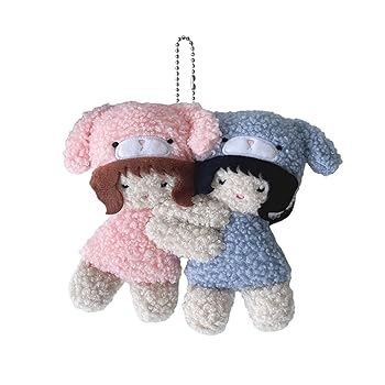 【中古】【未使用】AS KNOW AS plus （アズノゥアズプラス） ASKNOWASPLUS ZY0559 モフモフモーのもふぐるみ ぬいぐるみキーホルダー チャーム モフモフモー mofmof