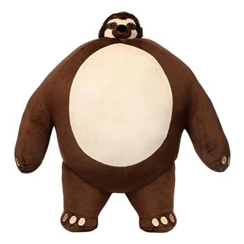 【中古】TINY HEADED KINGDOM タイニーヘッドキングダムナマケモノのヒープ L大きさ 15inch 38多情多感 [置き目品]
