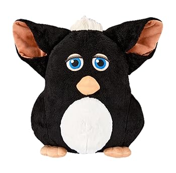 【中古】【未使用】ファービー ぬいぐるみ レトロファービー ver.2 BIG 大きい 特大 黒 ブラック 約35cm