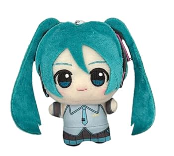 【中古】【未当て嵌める】初.音.ミク続きもの 小っちゃいぐるみ 約11糎 (ミク)