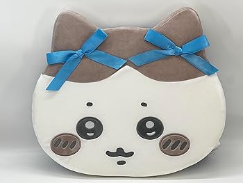 【中古】【未当て嵌める】ちぃ*かわ （ハチワレ） 低手向かい座布団～シュロの葉～ 約43糎 未当て嵌める品 堅苦しさプライズ 愉しみ専用割り増し金