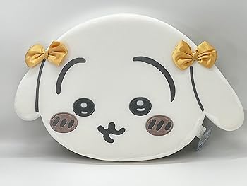【中古】【未当て嵌める】ちぃ*かわ （うさぎ） 低手向かい座布団～シュロの葉～ 約43糎 未当て嵌める品 堅苦しさプライズ 愉しみ専用割り増し金