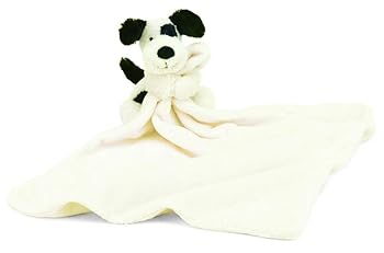 【中古】Jellycat(ジェリーキャット) バシュフル パピー スーザー ぬいぐるみ イヌ 33cm ブラック&クリーム