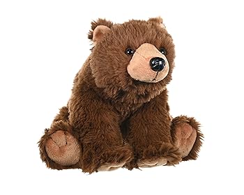 【中古】ワイルドリパブリック 毛の荒物園続きもの クマ ぬいぐるみ 自然状態毛の荒物 W25×Ｄ28×Ｈ23糎 やわらかい原材料 10924