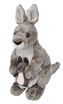 【中古】ワイルドリパブリック カンガルー ぬいぐるみリアル 野生動物 やわらかい素材 カドルキンズ W16×D30×H30cm 10935 5,891円