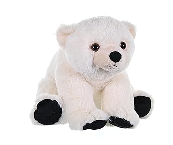 【中古】ワイルドリパブリック ホッキョクグマ ぬいぐるみ 野生動物 柔らかい素材 プレゼント W25×Ｄ28×Ｈ24cm