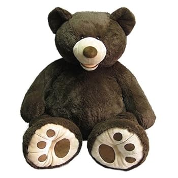 【中古】【未使用】ハグミービッグベア★134cmのくまのぬいぐるみ SITTING BEAR　大きなクマさんぬいぐるみ【135cm】 ブラウン