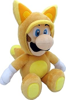 【中古】【未使用】三英 スーパーマリオ ぬいぐるみシリーズ 13インチ キツネキツネルイージ(M)