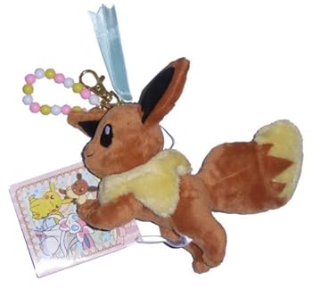【中古】ポケモンセンターオリジナル 引きつける付き添い人ぬいぐるみマスコット イーブイ