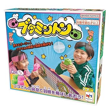【中古】メガハウス(MegaHouse) ブタミントン 【日本おもちゃ大賞2025 ゲーム＆パズル部門 大賞】対象年齢6歳以上