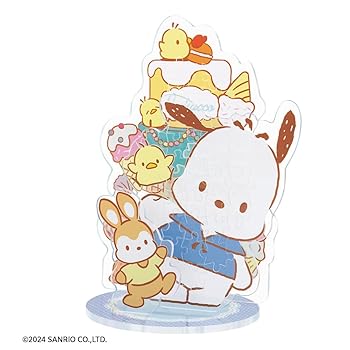 【中古】ビバリー 【ジグソーパズル×アクスタ】 アクスタポップ ポチャッコ 【組んで飾れる新パズル】 【のり付け不要】 54ピース SP-003