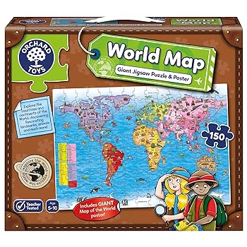 【中古】オーチャードトーイ (ORCHARD TOYS) ワールド・マップ・パズル OC280