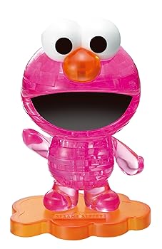 【中古】【未使用】クリスタルパズル エルモ ピンク 40ピース|AJIMURA-SHOP
