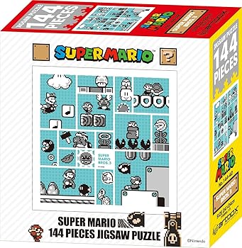 【中古】【未使用】エンスカイ(ENSKY) 144ピース ジグソーパズル SUPER MARIO BROS.3（24x24cm）