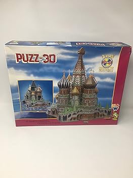 【中古】Puzz 3D St Basil\u0027s Cathedral - Moscow - (708 pcs) Puzzle, 510粍 high.