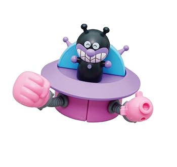 【中古】アンパンマン 磁石でパチッと! ひらめきキューブ バイキンUFOセット|AJIMURA-SHOP