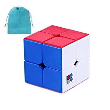 【中古】【未使用】Kancharo 【ポーチ付き/正規品】MoYu Cubing Classroom MeiLong ステッカーレス 競技用 スピードキューブ (2x2 M)