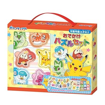 【中古】【未使用】エンスカイ(ENSKY) ポケットモンスター おでかけパズルセット パズル4枚入り