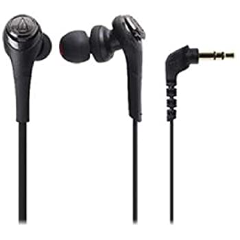 【中古】 オーディオテクニカ SOLID BASS インナーイヤーヘッドホン 黒いこと ATH-CKS550 BK