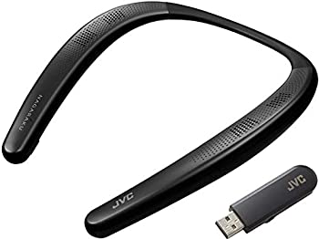 【中古】 JVC SP-A7WT-B NAGARAKU ウェアラブルネックスピーカー ワイヤレス Bluetooth 約15時間連続再生 本体約83g軽量設計 生活防水対応 ブラック｜AJIMURA-SHOP