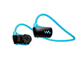 【中古】 SONY ウォークマン W続きもの 4GB 受話器一体型 雨合羽印字機 青み NWD-W273 L