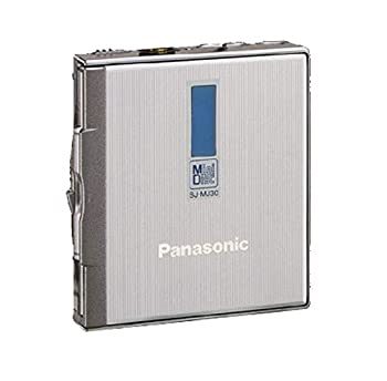 【中古】 Panasonic パナソニック SJ-MJ30-S しろがね色 携帯型MD電気蓄音機 MDLP非相応う MD生まれ変わり専用機