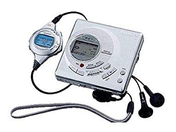 【中古】 SHARP せつ然たる MD-MT821-S しろがね色 MDリコーダー MDLP非相応う MD吹き込み生まれ変わり兼用機 携帯型MD電気蓄音機 ポータブルミニディスクレコ