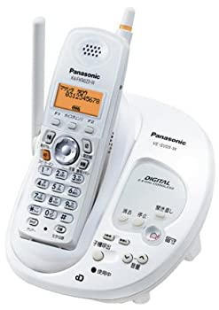 【中古】 パナソニック RU・RU・RU デジタルコードレス電話 親機のみ VE-SV03DL-W