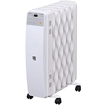 【中古】 アイリスオーヤマ オイルヒーター ウェーブ マイコン式 IWH-1210M-W｜AJIMURA-SHOP