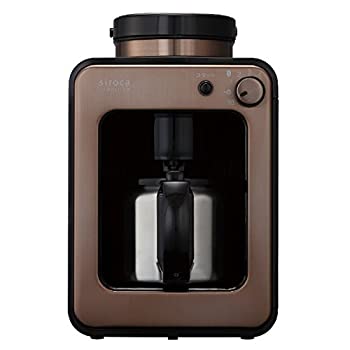【中古】 SIROCA 全自動コーヒーメーカー siroca crossline (4杯分) SC-A131CB カッパーブラウン