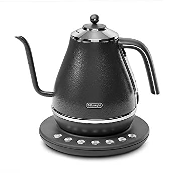 【中古】 デロンギ DeLonghi 明かり湯沸かし アイコナ 喫茶店 薄墨色 体温据えつける役立つこと 保温役立つこと付き添い人 1.0L ?KBOE1230J-GY