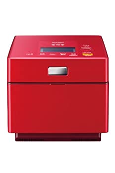 【中古】 三菱 IHジャー炊飯器 NJ-XS103J-R 5.5合炊き ルビーレッド 炭炊釜 NJ-XS103J-R|AJIMURA-SHOP