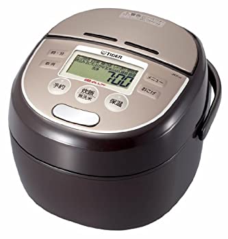 【中古】 TIGER タイガー 圧力IH炊飯ジャー 炊きたて (5.5合炊き) ブラウン JKP-H100-T