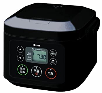 【中古】 Haier ハイアール 3合炊きマイコンジャー炊飯器ブラック JJ-M30A (K)|AJIMURA-SHOP