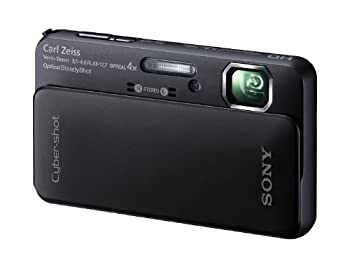 【中古】 ソニー SONY デジタル写真機 Cybershot TX10 1620万絵素CMOS 光学ｘ4 黒いこと DSC-TX10 B