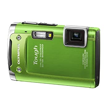 【中古】 OLYMPUS オリンパス 防水デジタルカメラ TOUGH TG-615 グリーン 5m防水 1.5m対落下衝撃 -10度耐低温 1400万画素 3Dフォト機能 GRN