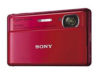 【中古】 ソニー SONY デジタル写真機 Cybershot TX100V 1620万絵素CMOS 光学ｘ4 赤いこと DSC-TX100V R
