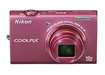 【中古】 Nikon ニコン デジタルカメラ COOLPIX (クールピクス) S6200 チェリーピンク S6200PK|AJIMURA-SHOP