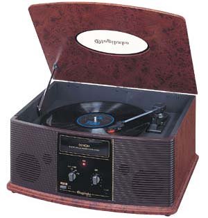 【中古】 DENON デノン 音聴箱 卓上型プレーヤー 木目 GP-S30