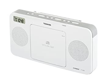 【中古】 TOSHIBA CUTEBEAT シンセサイザーチューナーCDラジオ ホワイト TY-CR20 (W) 15,159円