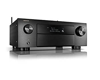 【中古】 デノン Denon AVR-X4700H 8K Ultra 固定ディスク I MAX Enhanced Auro 3D 相応う9 .2ch 割り増し金 AV サラウンド受信システム 黒いこと AVR-X4700HK