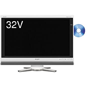 【中古】 シャープ 32V型 液晶 テレビ AQUOS LC-32DX1-W ハイビジョン ブルーレイレコーダー内蔵 2008年モデル|AJIMURA-SHOP