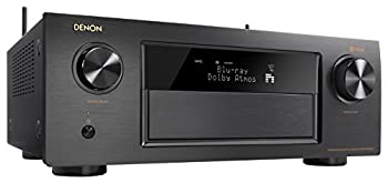 【中古】 DENON デノン AV受信システム Auro-3D Dolby Atmos DTS X HEOS役立つこと ハイレゾ音源相応う HDCP2.2 黒いこと AVR-X4400H-K